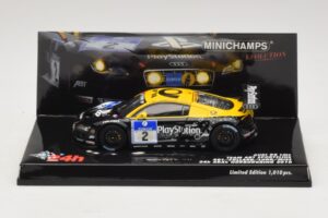 Audi R8 LMS GT3 #2 24 Hours of Nurburgring 2010 Minichamps 1:43 437101902 Métal Moulé