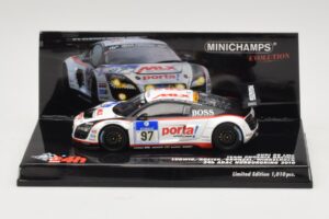 Audi R8 LMS GT3 #97 Phoenix Racing 24 Hours of Nurburgring 2010 Minichamps 1:43 437101997 Métal Moulé