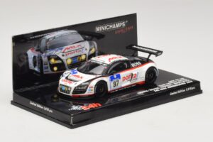 Audi R8 LMS GT3 #97 Phoenix Racing 24 Hours of Nurburgring 2010 Minichamps 1:43 437101997 Métal Moulé — image 2 sur 5