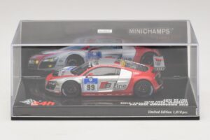 Audi R8 LMS GT3 #99 F. Biela / M. Fassler Phoenix Racing 24 Hours of Nurburgring 2010 Minichamps 1:43 437101999 Métal Moulé — image 4 sur 5