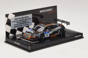Audi R8 LMS Ultra #29 Team WRT Sandstorm L. Vanthoor 24 Hours of Nurburgring 2013 Minichamps 1:43 437130129 Métal Moulé — image 2 sur 5