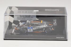 Audi R8 LMS Ultra #29 Team WRT Sandstorm L. Vanthoor 24 Hours of Nurburgring 2013 Minichamps 1:43 437130129 Métal Moulé — image 4 sur 5