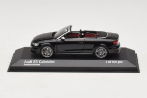 Audi S3 8P Cabriolet Noir Minichamps 1:43 437013030 Métal Moulé