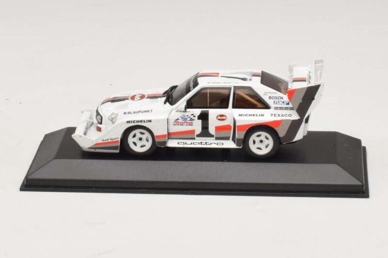 Audi Sport Quattro S1 #1 W. Rohrl Pikes Peak International Hill Climb Winner Record 1987 Minichamps 1:43 410871201 Métal Moul