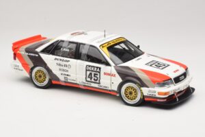 Audi V8 Quattro DTM #45 F. Biela Team AZR 1991 Minichamps 1:18 100911045 Métal Moulé — image 6 sur 8