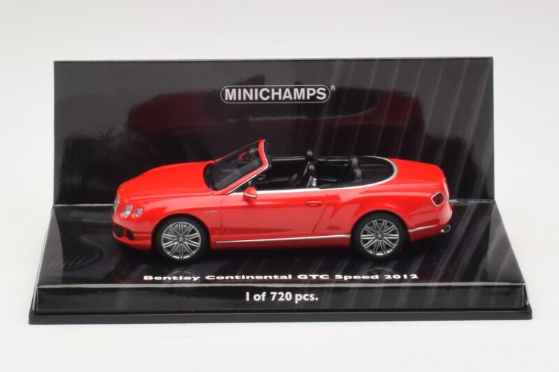 Bentley Continental GTC Speed Rouge Minichamps 1:43 436139061 Métal Moulé