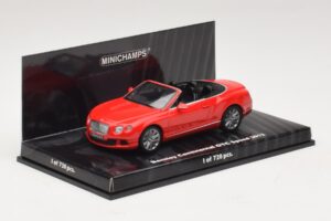 Bentley Continental GTC Speed Rouge Minichamps 1:43 436139061 Métal Moulé — image 2 sur 4