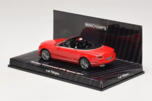 Bentley Continental GTC Speed Rouge Minichamps 1:43 436139061 Métal Moulé — image 3 sur 4