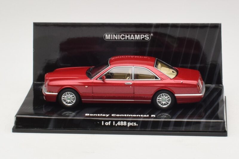 Bentley Continental R Rouge Métallisé Minichamps 1:43 436139920 Métal Moulé