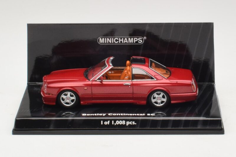 Bentley Continental SC Rouge Métallisé Minichamps 1:43 Bentley Continental SC Rouge Métallisé Minichamps 1:43 436139991 Métal Moulé