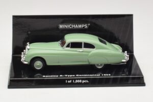 Bentley R-Type Continental Vert Minichamps 1:43 436139424 Métal Moulé