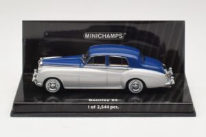 Bentley S2 Bleu Argent Minichamps 1:43 436139950 Métal Moulé