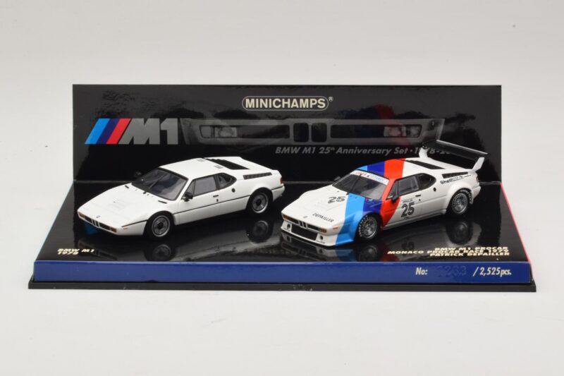 BMW M1 Coffret 25e Anniversaire Minichamps 1:43 BMW M1 Coffret 25e Anniversaire Minichamps 1:43 402025025 Métal Moulé