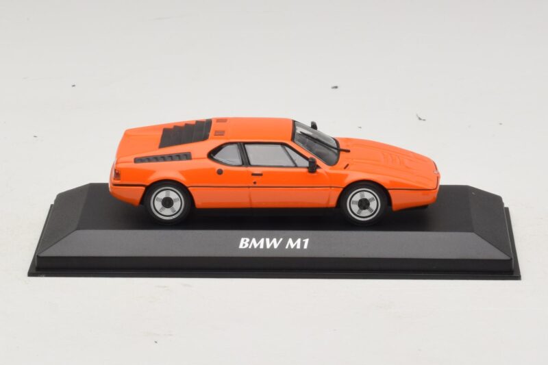 BMW M1 Orange Maxichamps 1:43 940025020 Métal Moulé