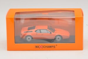 BMW M1 Orange Maxichamps 1:43 940025020 Métal Moulé — image 4 sur 4