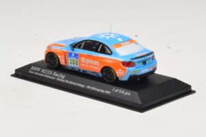 BMW M235i Team Adrenalin #308 Fischer / Zils 24 Hours of Nurburgring 2014 Minichamps 1:43 437142408 Métal Moulé — image 3 sur 4