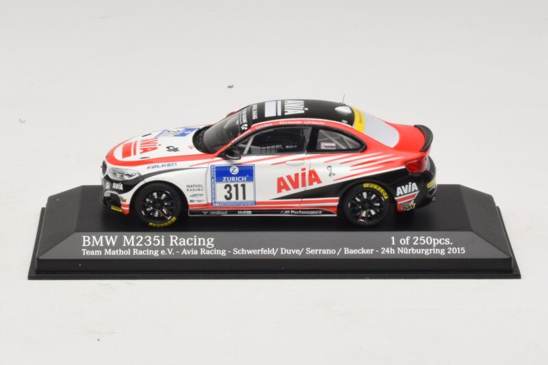 BMW M235i Team Mathol Racing #311 Scherfeld / Duve 24 Hours of Nurburgring 2015 Minichamps 1:43 BMW M235i Team Mathol Racing #311 Scherfeld / Duve 24 Hours of Nurburgring 2015 Minichamps 1:43 437152511 Métal Moulé