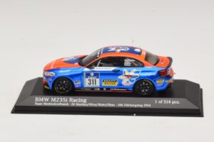 BMW M235i Team Medienkraftwerk #311 Di Martino / Olivo 24 Hours of Nurburgring 2014 Minichamps 1:43 437142411 Métal Moulé