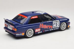BMW M3 E30 Auto Maass #42 H. Becker DTM 1992 Minichamps 1:18 180922042 Métal Moulé — image 3 sur 8