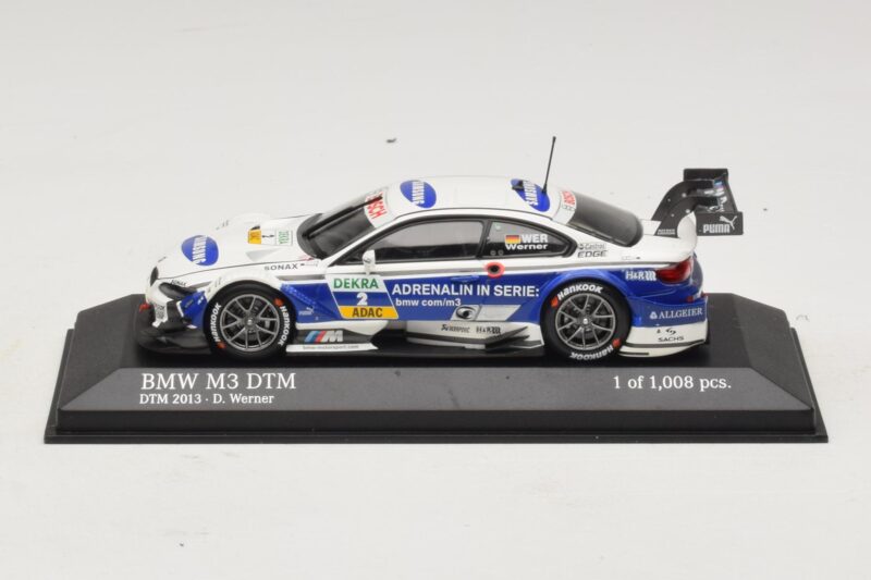 BMW M3 E92 DTM #2 D. Werner BMW Team Schnitzer DTM 2013 Minichamps 1:43 410132202 Métal Moulé