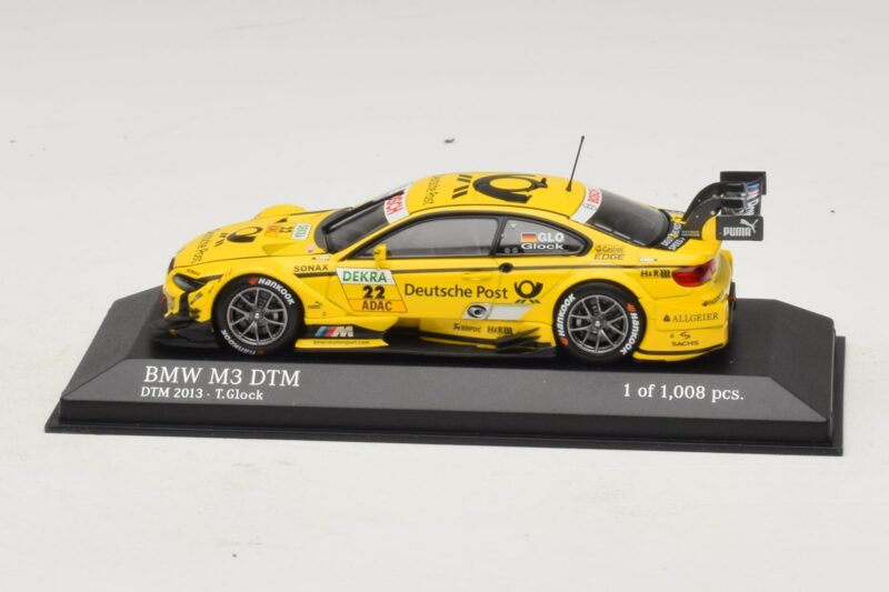 BMW M3 E92 DTM #22 T. Glock BMW Team MTEK DTM 2013 Minichamps 1:43 410132222 Métal Moulé