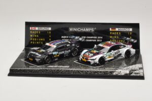 BMW M3 & M4 DTM Champions Set B. Spengler / M. Wittmann 2012 & 2014 Minichamps 1:43 412020723 Métal Moulé