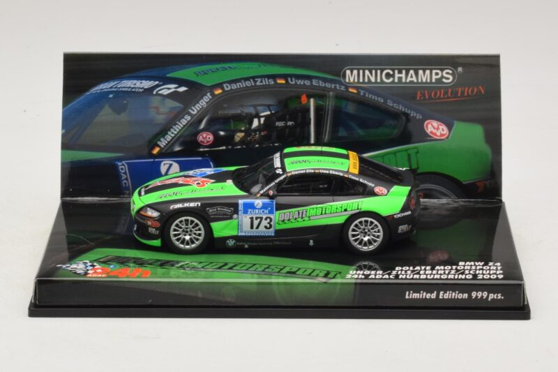BMW Z4 Dolate Motorsport #173 24 Hours of Nürburgring 2009 Minichamps 1:43 437092773 Métal Moulé