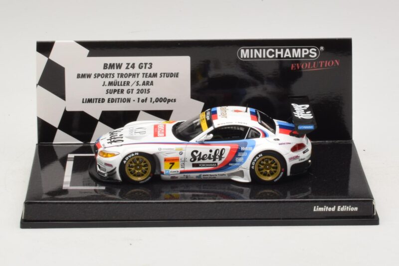 BMW Z4 GT3 Steiff #7 Muller / Ara Super GT 2015 Minichamps 1:43 447152007 Métal Moulé