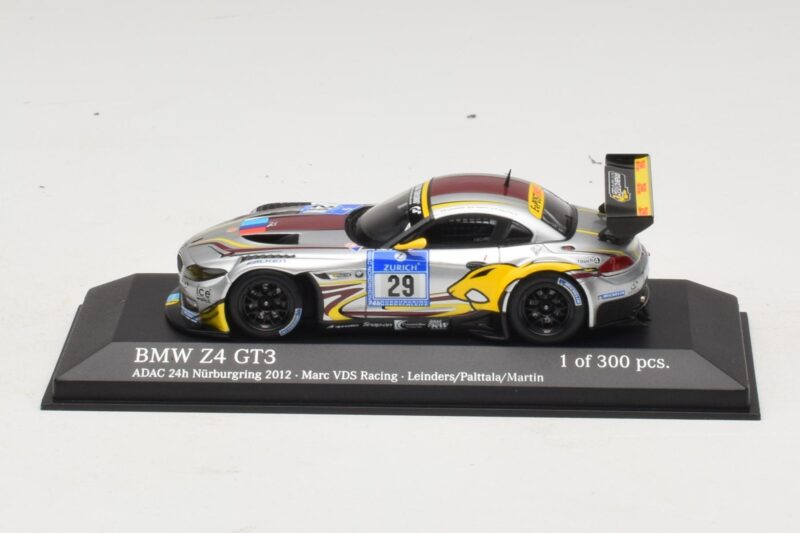 BMW Z4 GT3 VDS Racing #29 B. Leinders / M. Palttala 24 Hours of Nurburgring 2012 Minichamps 1:43 BMW Z4 GT3 VDS Racing #29 B. Leinders / M. Palttala 24 Hours of Nurburgring 2012 Minichamps 1:43 437122929 Métal Moulé