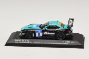 BMW Z4 GT3 Vita4One #18 Goransson / Klingmann 24 Hours of Nürburgring 2012 Minichamps 1:43 437122918 Métal Moulé