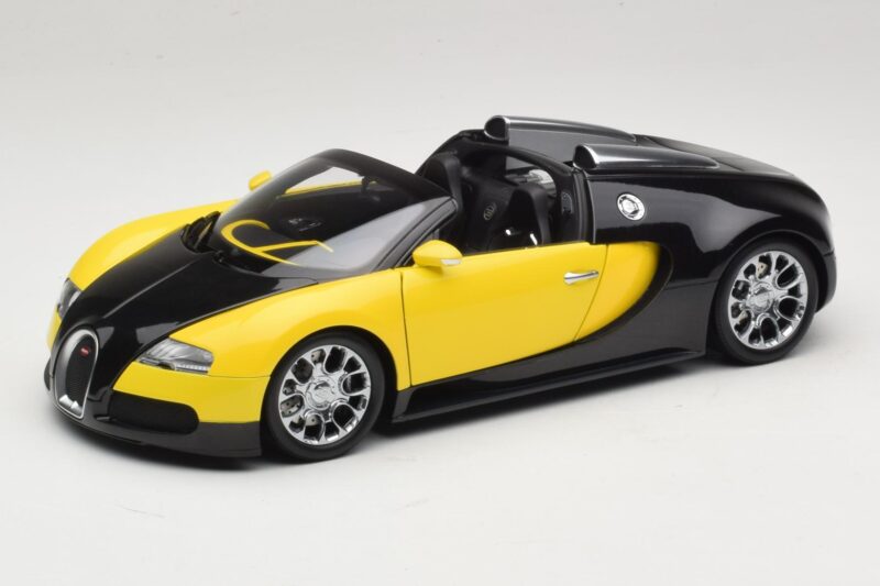 Bugatti Veyron Grand Sport Black Lemon Minichamps 1:18 100110831 Métal Moulé