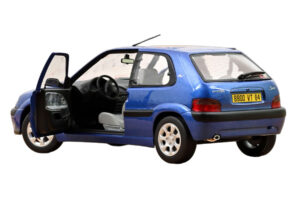 Citroën Saxo VTS Grand Pavois Blue Norev 1:18 181830 Métal Moulé — image 2 sur 3