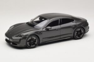 Porsche Taycan Turbo S Slate Grey Neo Norev 1:18 187654 Métal Moulé