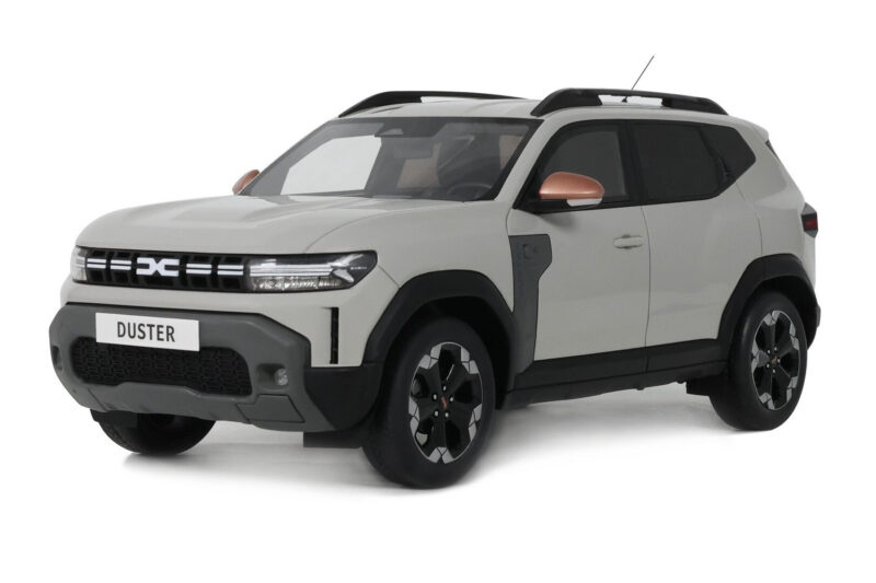 Dacia Duster Mk3 Extreme TCe 130 4x4 Beige Sandstone Otto 1:18 Dacia Duster Mk3 Extreme TCe 130 4x4 Beige Sandstone Otto 1:18 OT1258 Résine