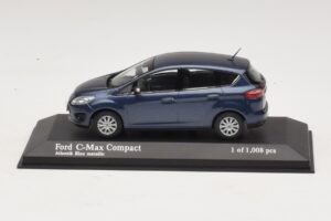 Ford C-Max Compact Bleu Métallisé Minichamps 1:43 400089001 Métal Moulé