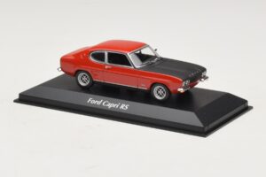 Ford Capri I Rouge Avec Capot Noir Maxichamps 1:43 940085801 Métal Moulé — image 3 sur 4