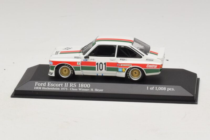 Ford Escort Mk2 RS1800 #10 H. Heyer Class Winner DRM Hockenheim 1975 Minichamps 1:43 Ford Escort Mk2 RS1800 #10 H. Heyer Class Winner DRM Hockenheim 1975 Minichamps 1:43 400758491 Métal Moulé
