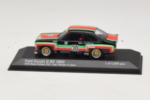 Ford Escort Mk2 RS1800 #30 H. Heyer Class Winner DRM Mainz-Finthen 1976 Minichamps 1:43 400768430 Métal Moulé