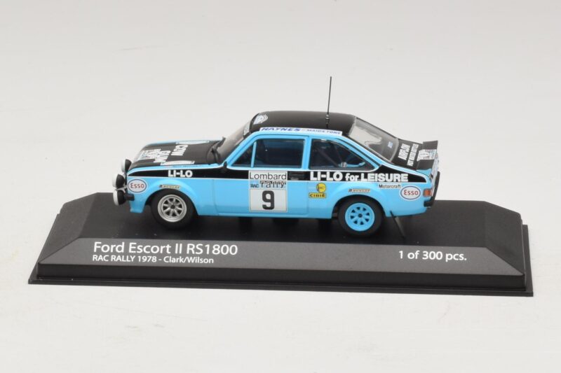 Ford Escort Mk2 RS1800 #9 R. Clark / Wilson RAC Rally 1978 Minichamps 1:43 Ford Escort Mk2 RS1800 #9 R. Clark / Wilson RAC Rally 1978 Minichamps 1:43 400788409 Métal Moulé