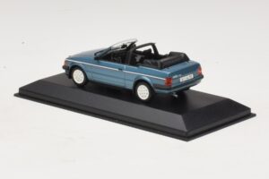 Ford Escort Mk3 Cabriolet Bleu Métallisé Minichamps 1:43 400085030 Métal Moulé — image 3 sur 4