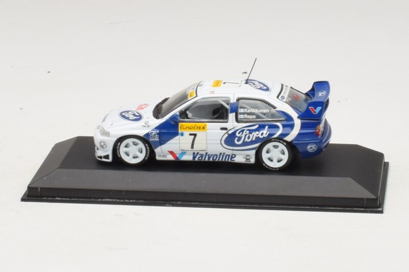 Ford Escort WRC #7 J. Kankkunen / J. Repo Rally Monte Carlo 1998 Minichamps 1:43 430988707 Métal Moulé