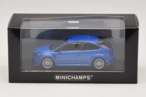Ford Focus RS Mk2 Bleu Métallisé Minichamps 1:43 400088101 Métal Moulé — image 4 sur 4