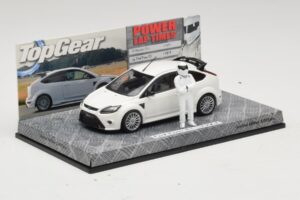 Ford Focus RS Mk2 Top Gear Blanc Avec Figurine Minichamps 1:43 519438810 Métal Moulé — image 2 sur 5