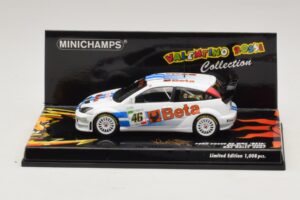 Ford Focus RS WRC #46 V. Rossi / C. Cassina RAC Rally 2007 Minichamps 1:43 400078446 Métal Moulé