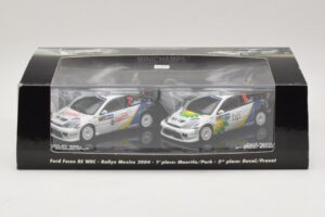 Ford Focus RS WRC Rally Mexico 2004 Set Minichamps 1:43 402048376 Métal Moulé — image 5 sur 5