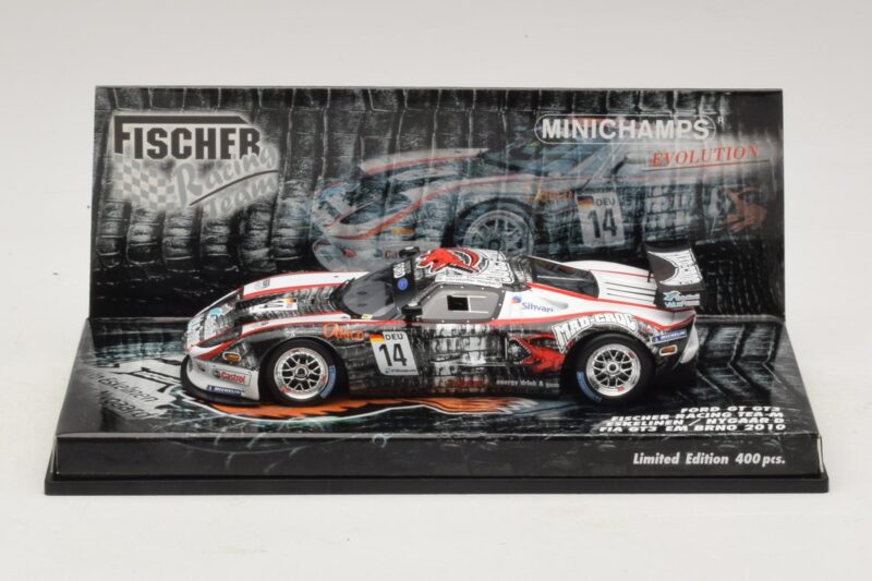 Ford GT GT3 Fisher #14 M. Eskelinen / Nygaard FIA GT3 European Championship Brno 2010 Minichamps 1:43 Ford GT GT3 Fisher #14 M. Eskelinen / Nygaard FIA GT3 European Championship Brno 2010 Minichamps 1:43 437108414 Métal Moulé