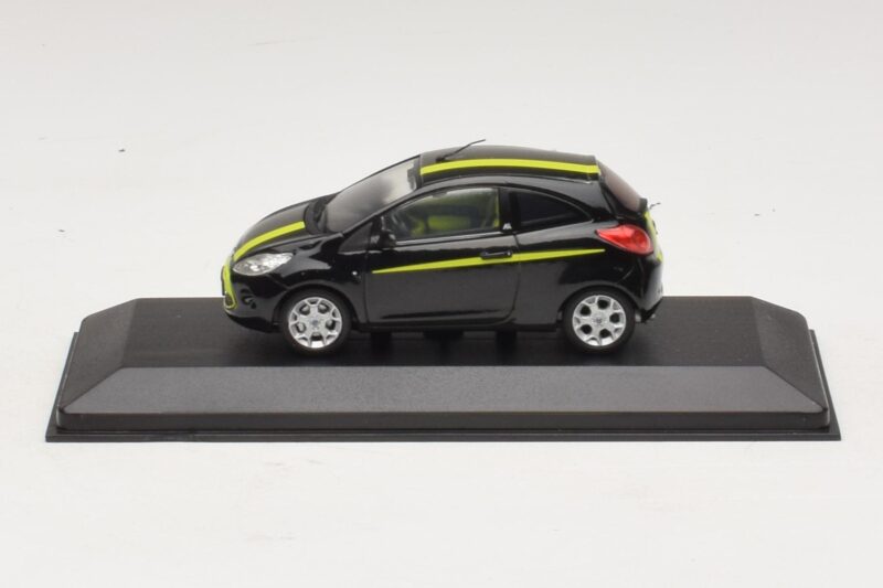 Ford Ka Mk2 Noir Jaune Minichamps 1:43 400088200 Métal Moulé