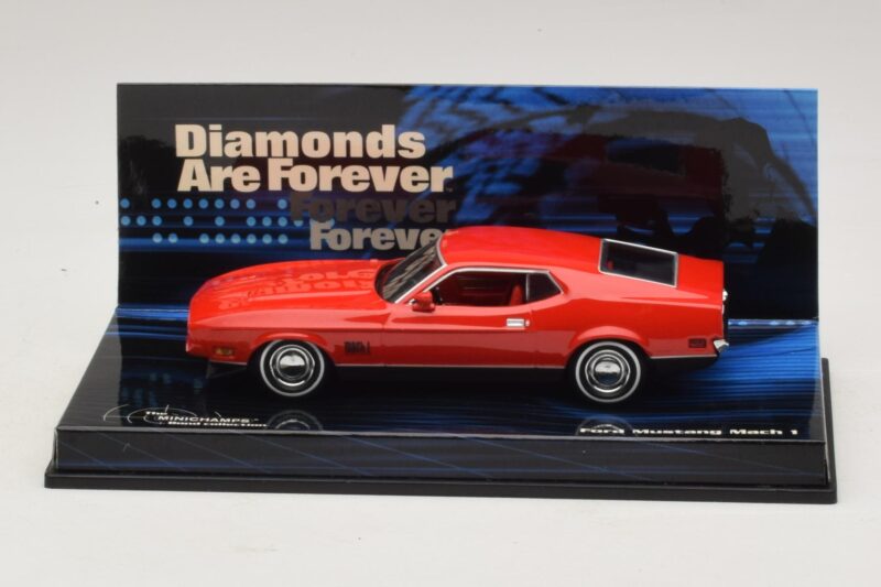 Ford Mustang Mach 1 Bond Collection Minichamps 1:43 436087120 Métal Moulé
