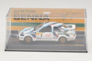 Ford Sierra RS Cosworth #1 A. Senna Rally Test 1986 Minichamps 1:43 540864399 Métal Moulé — image 4 sur 4