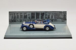 Horch 853 Cabriolet Bleu Minichamps 1:43 436012032 Métal Moulé